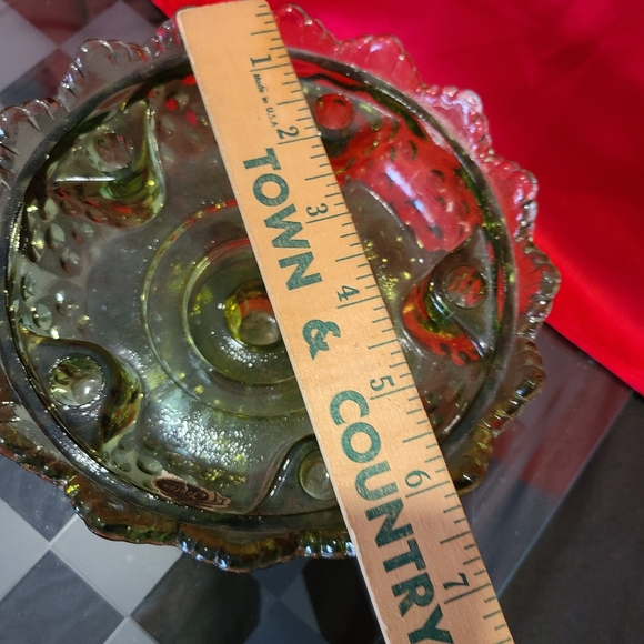 Fenton candle glass candle stick holder hold 5 candles super nice hobnail - Picture 10 of 10